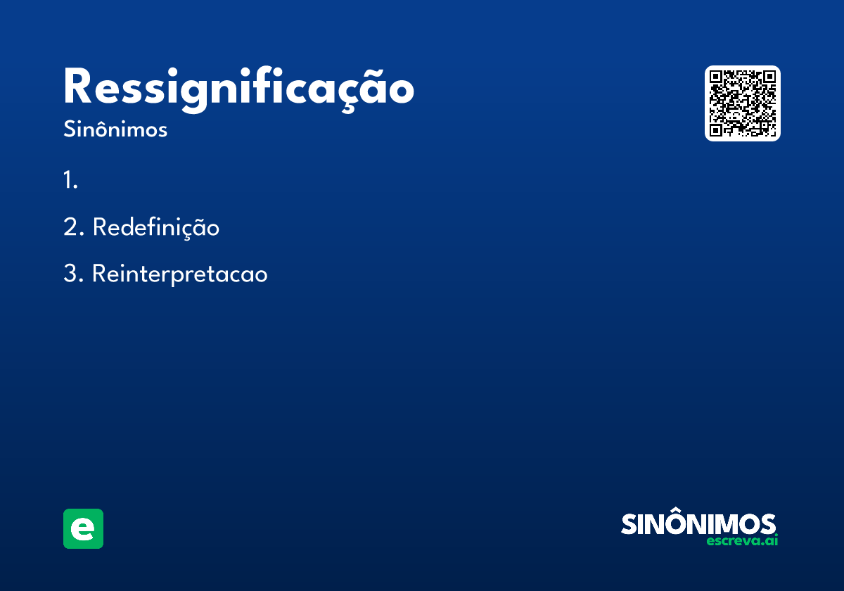 ressignificação