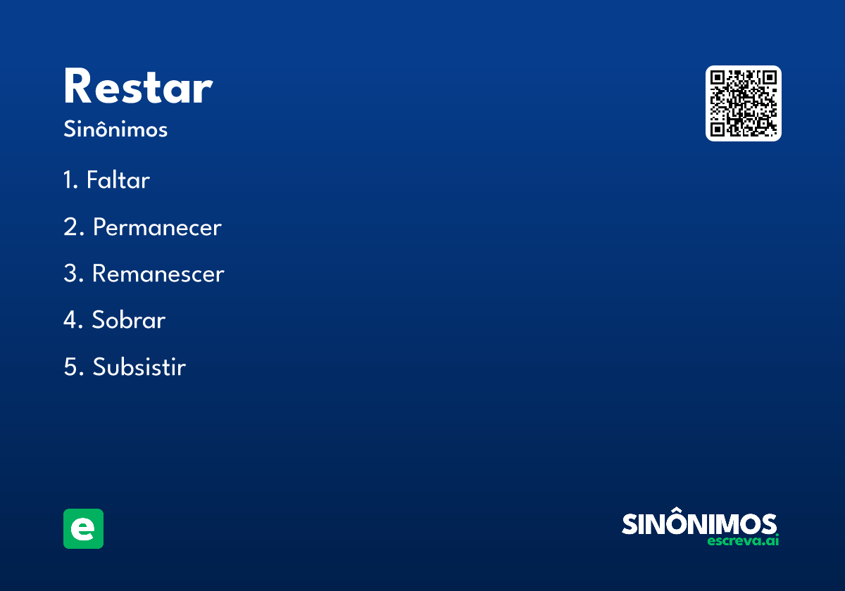 restar