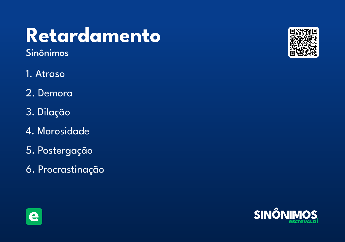 retardamento