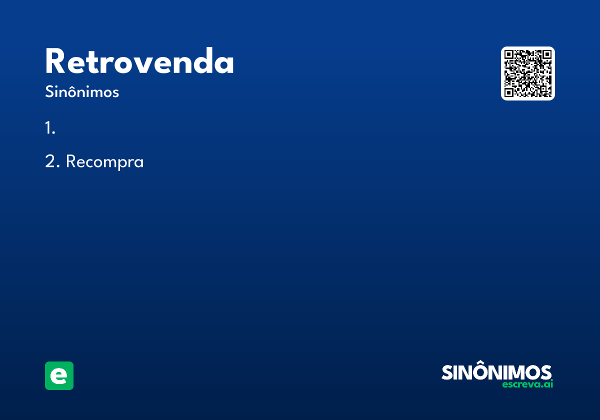 retrovenda