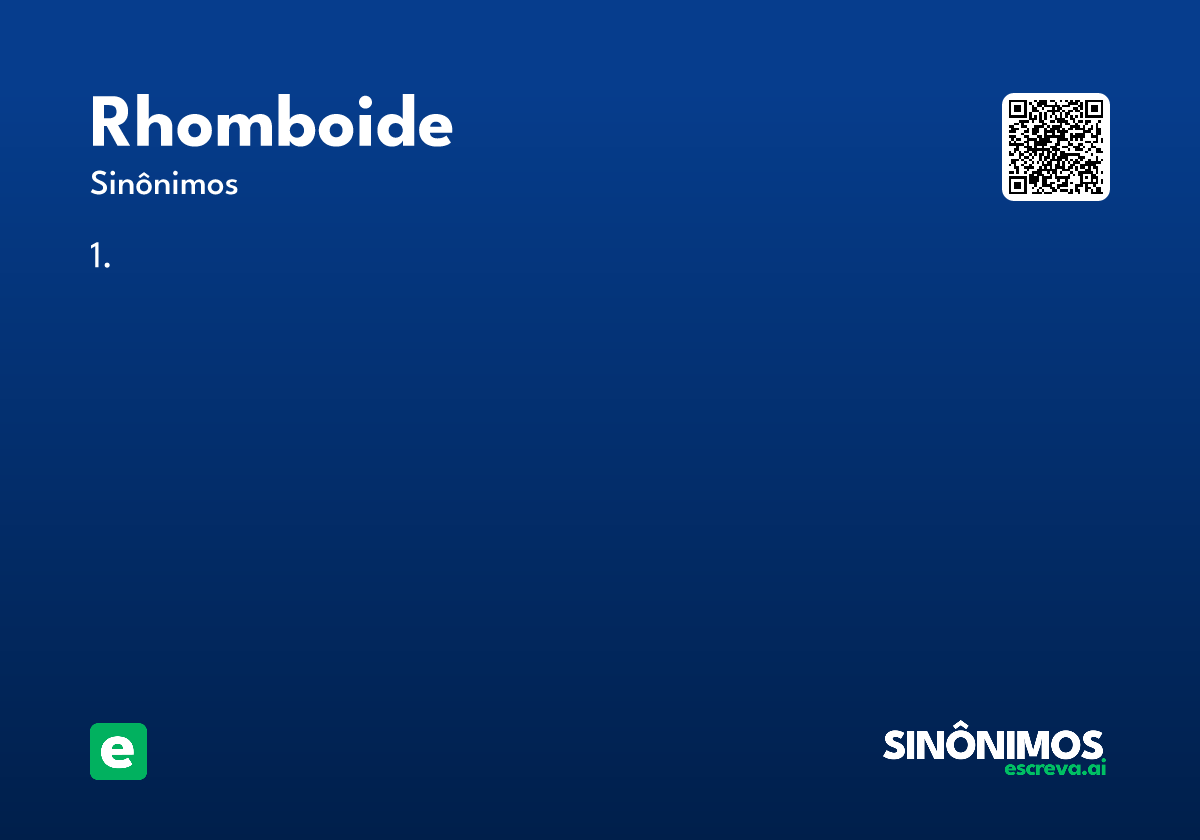 rhomboide