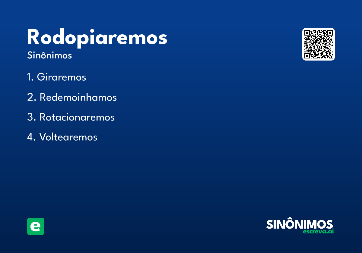 rodopiaremos