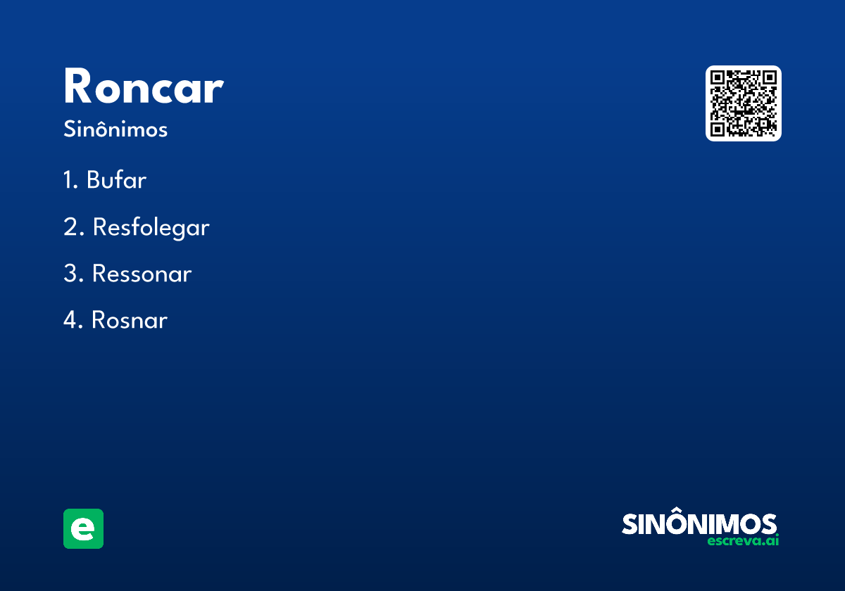 roncar