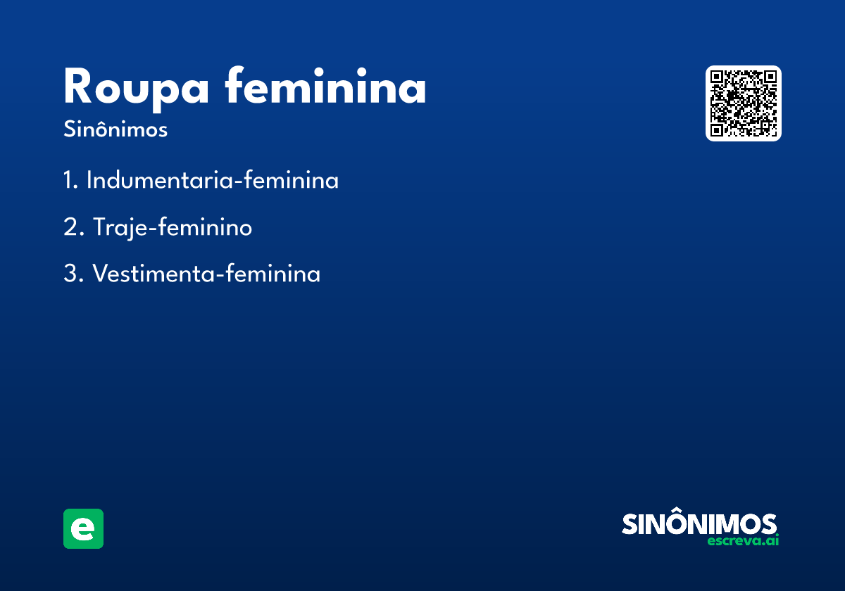 roupa feminina