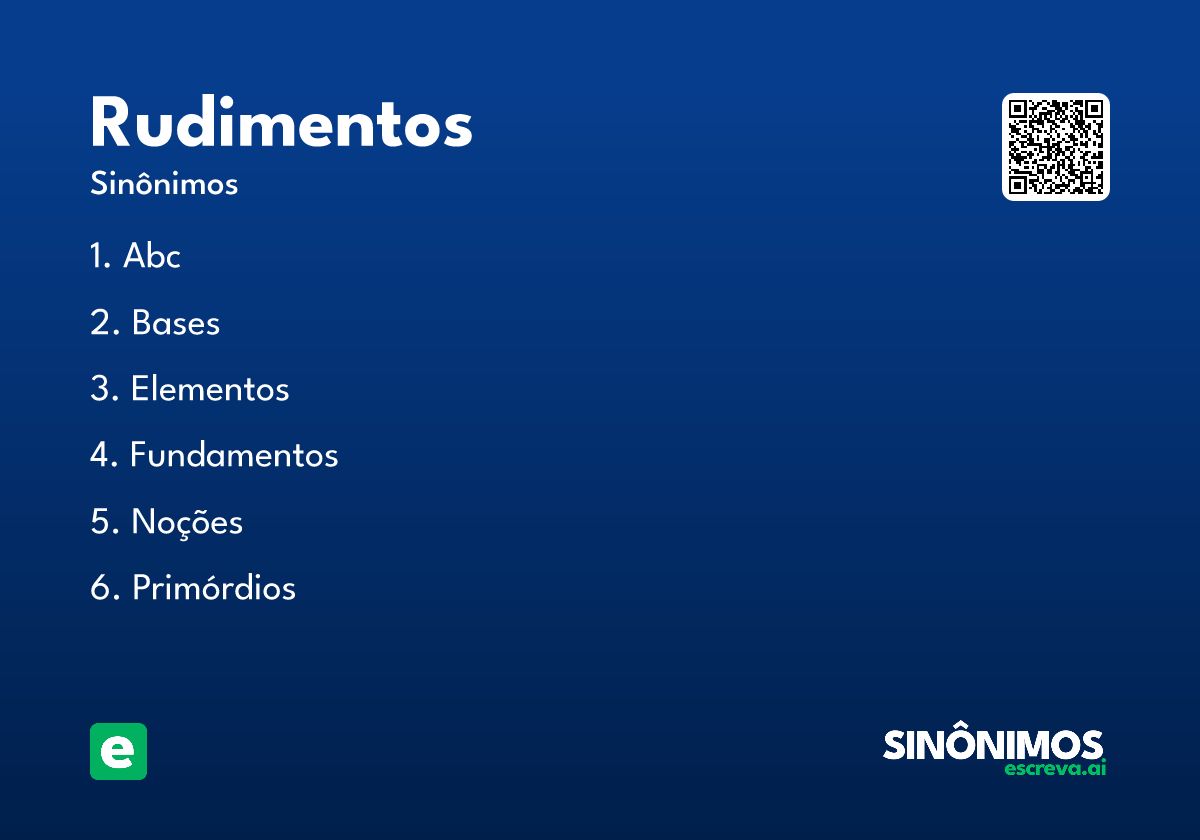 rudimentos