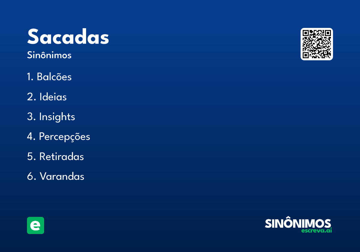 sacadas