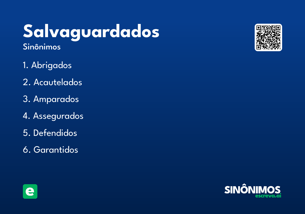 salvaguardados