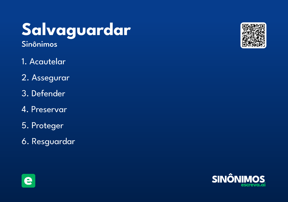 salvaguardar