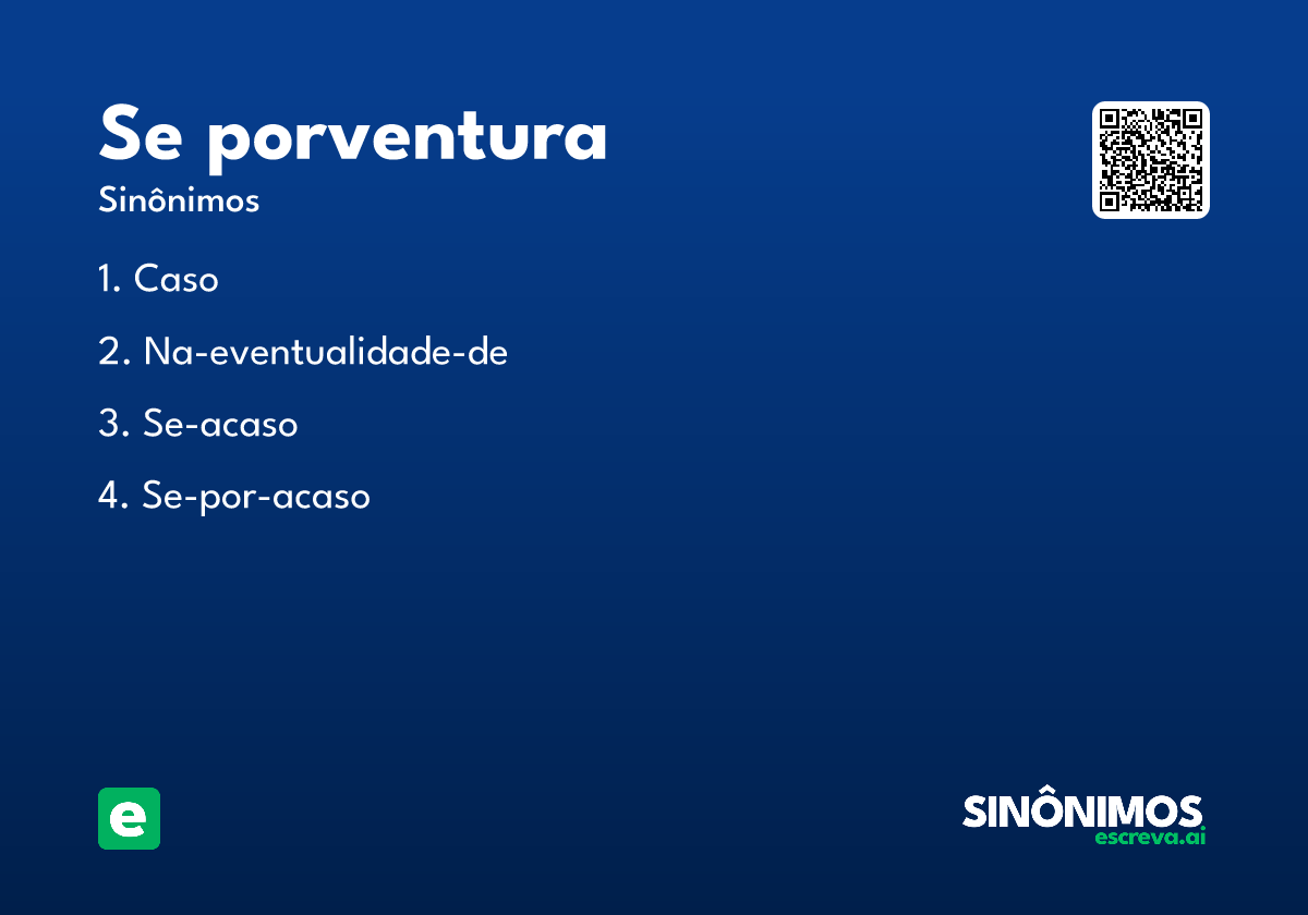 se porventura