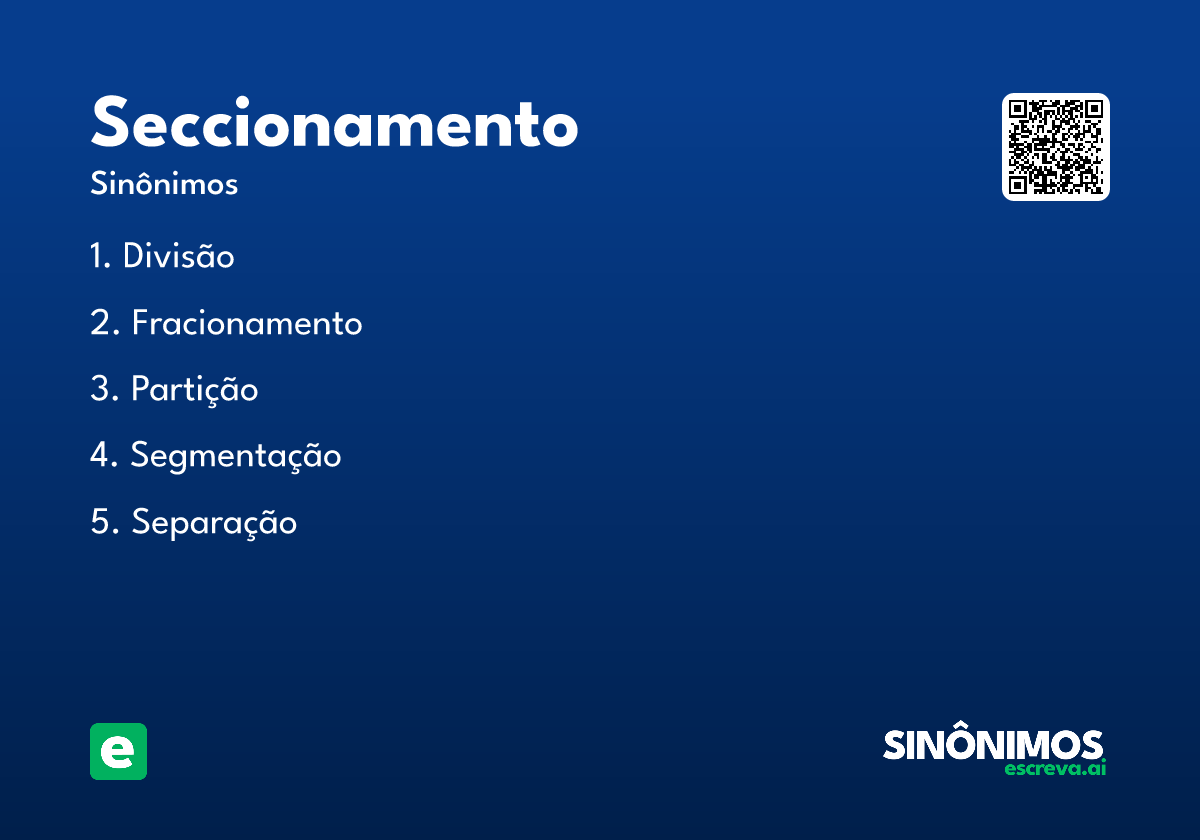 seccionamento