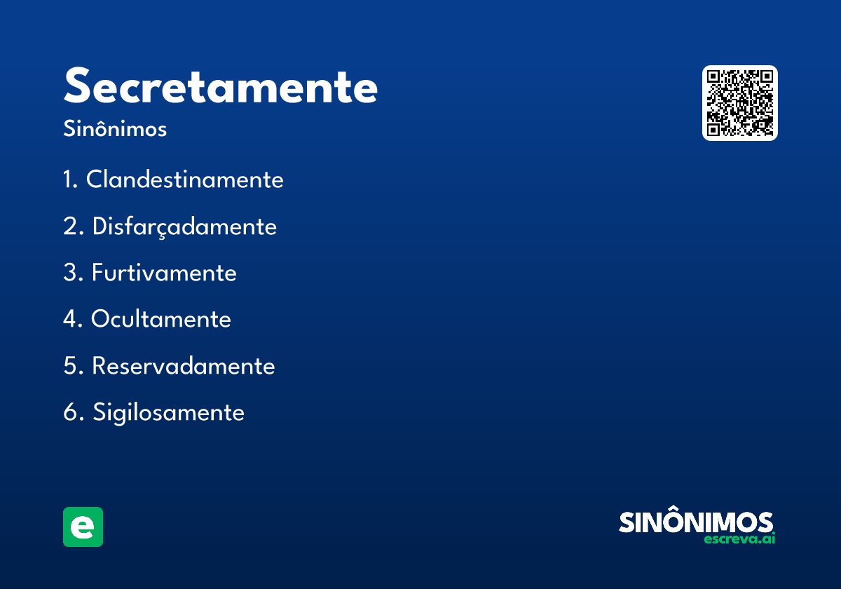 secretamente