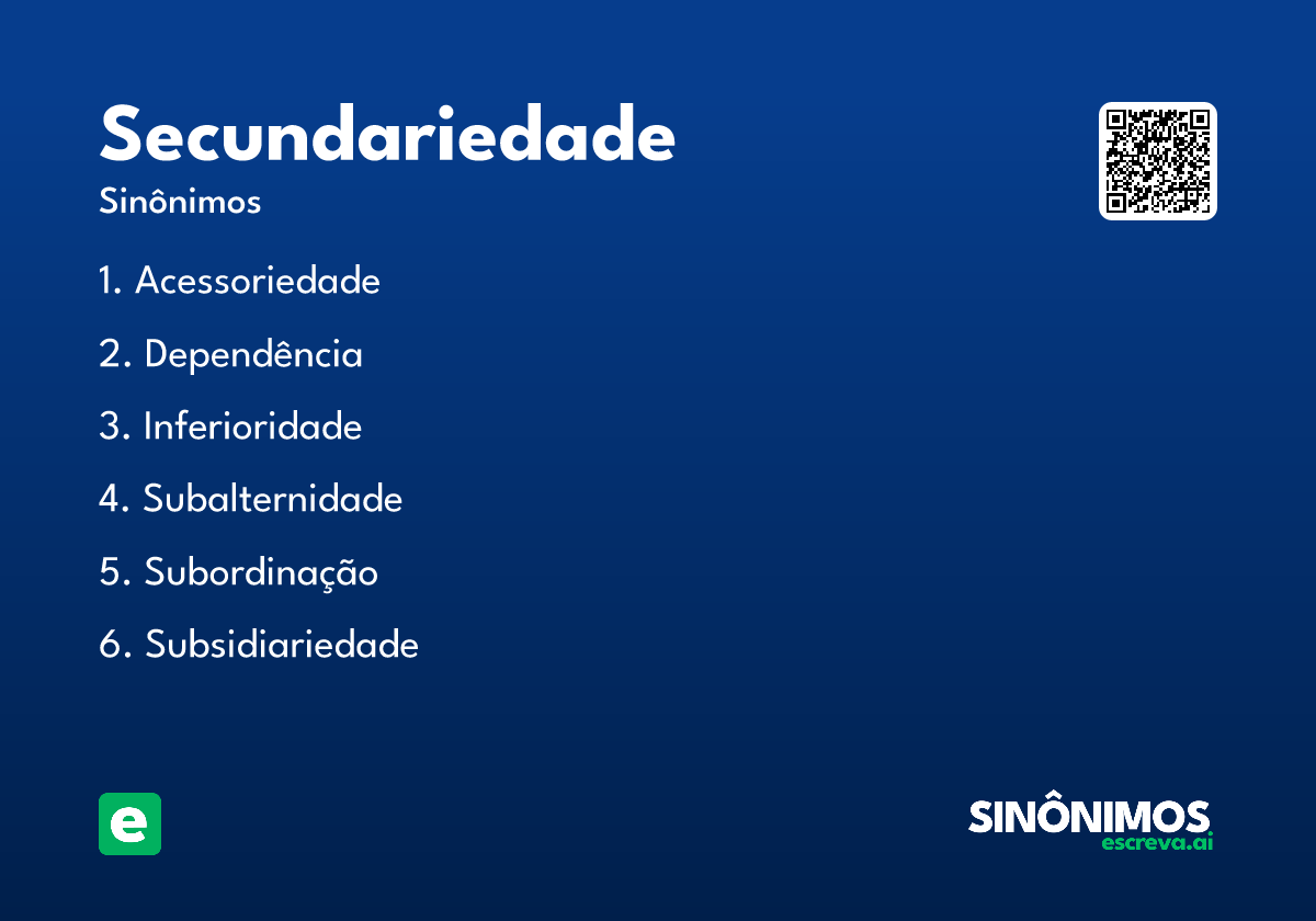 secundariedade