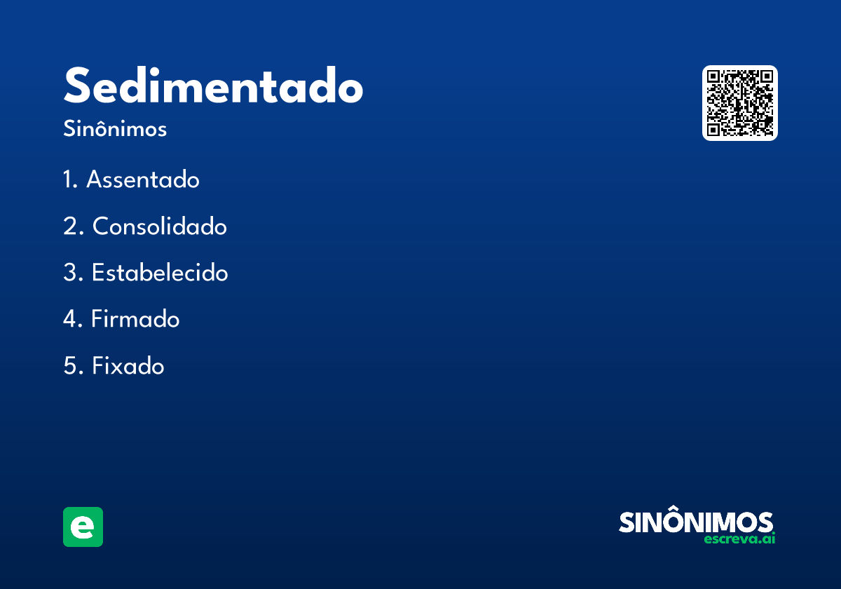 sedimentado