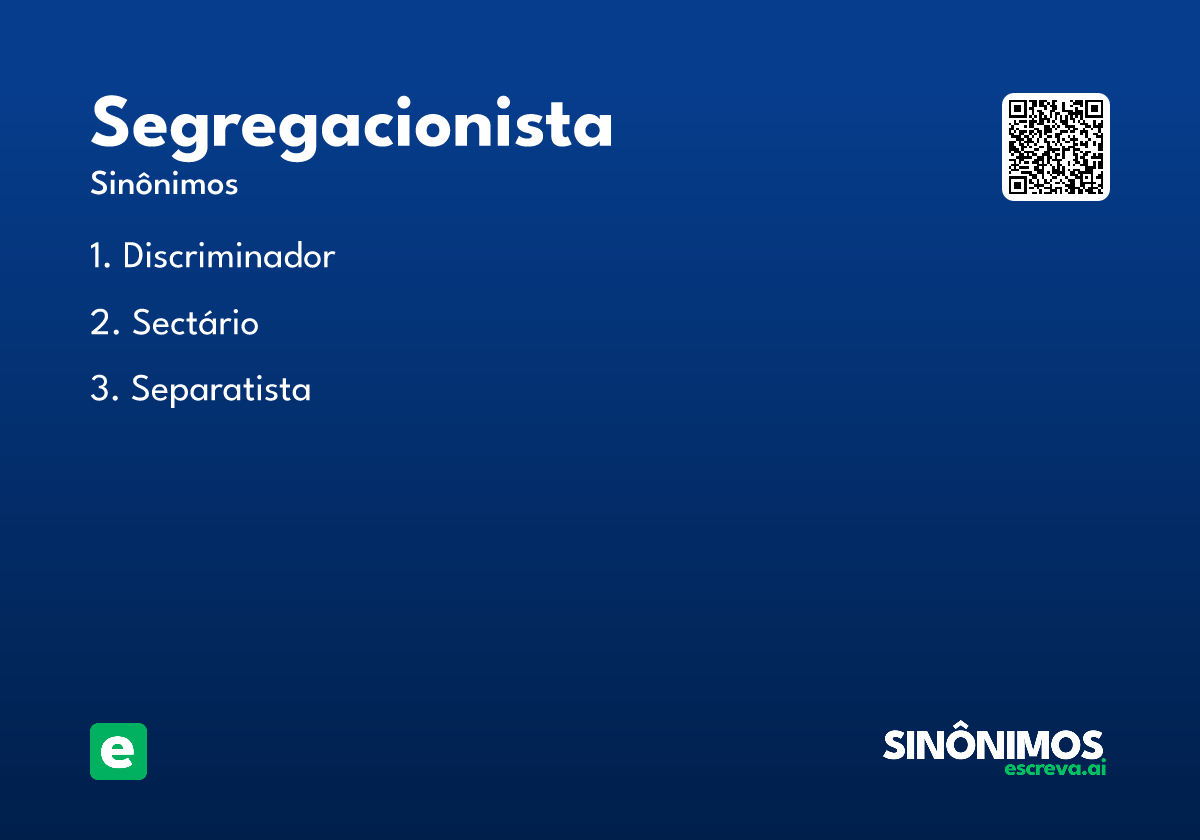 segregacionista