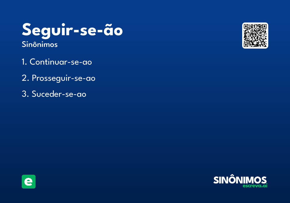 seguir-se-ão