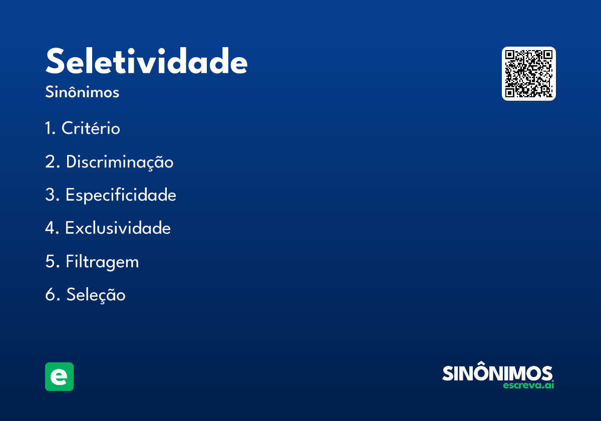 seletividade