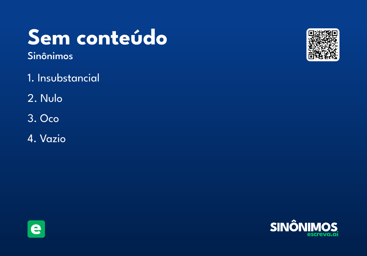 sem conteúdo