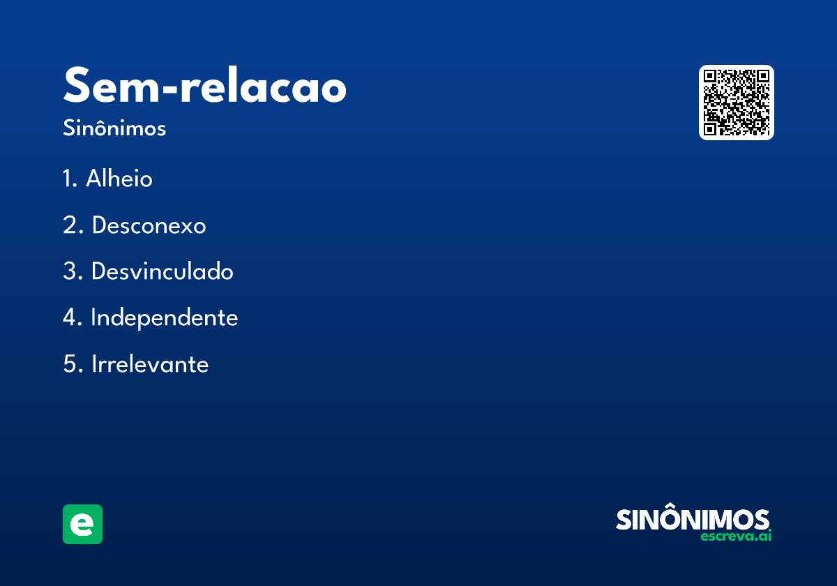 sem-relacao
