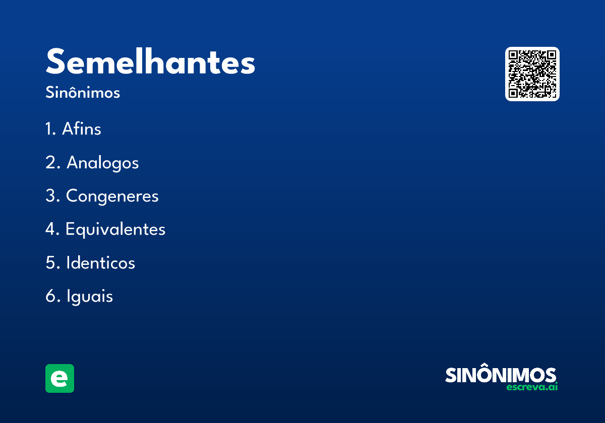 semelhantes