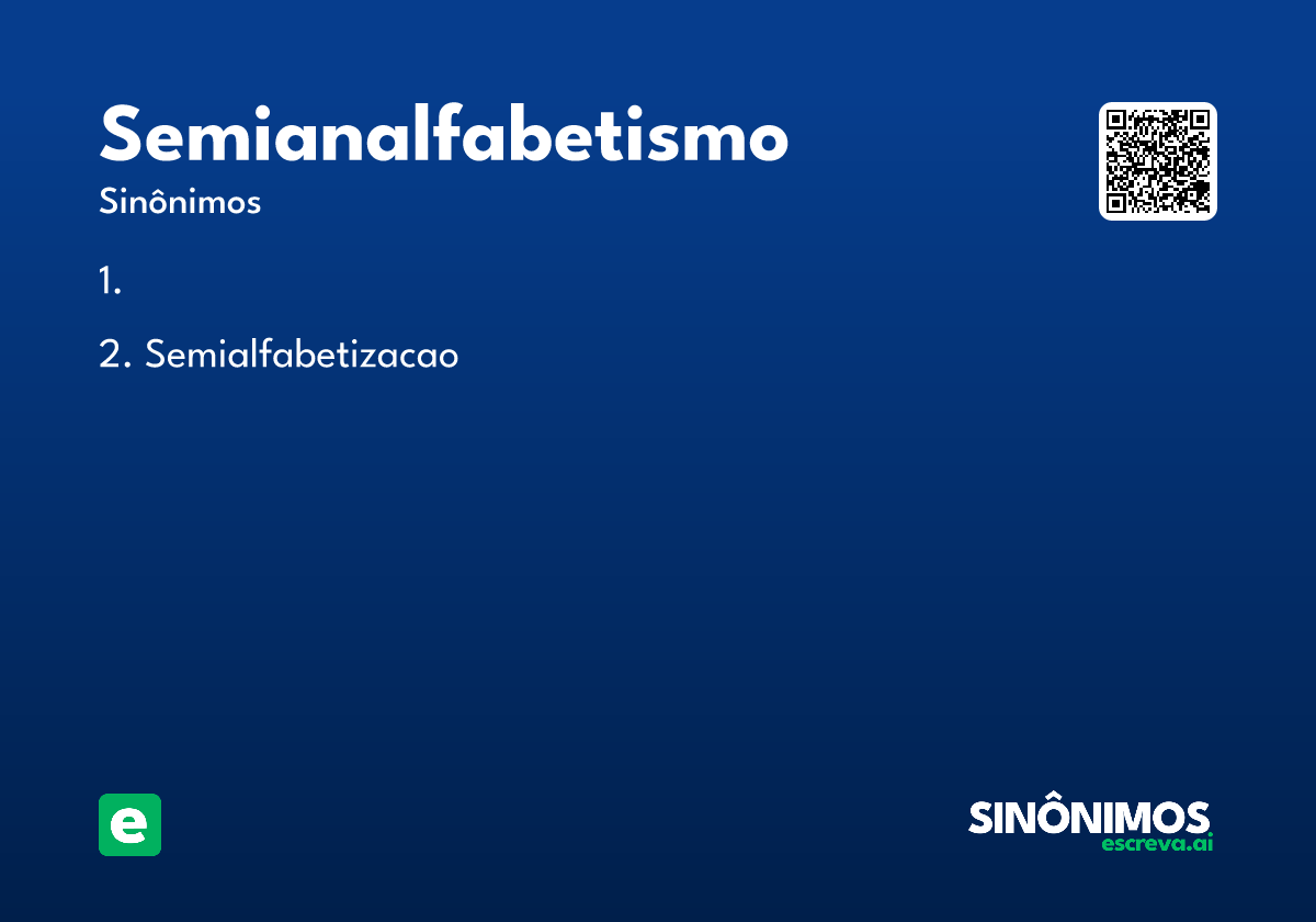 semianalfabetismo