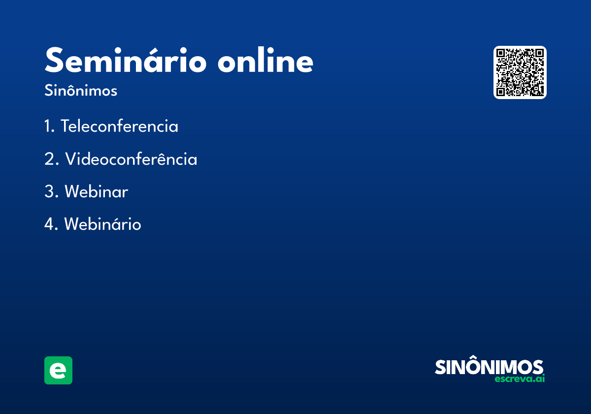 seminário online
