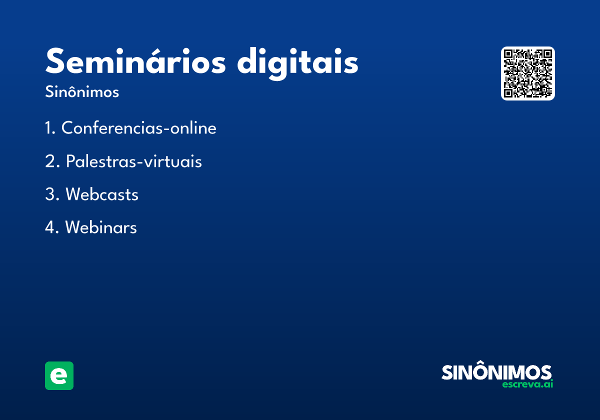 seminários digitais