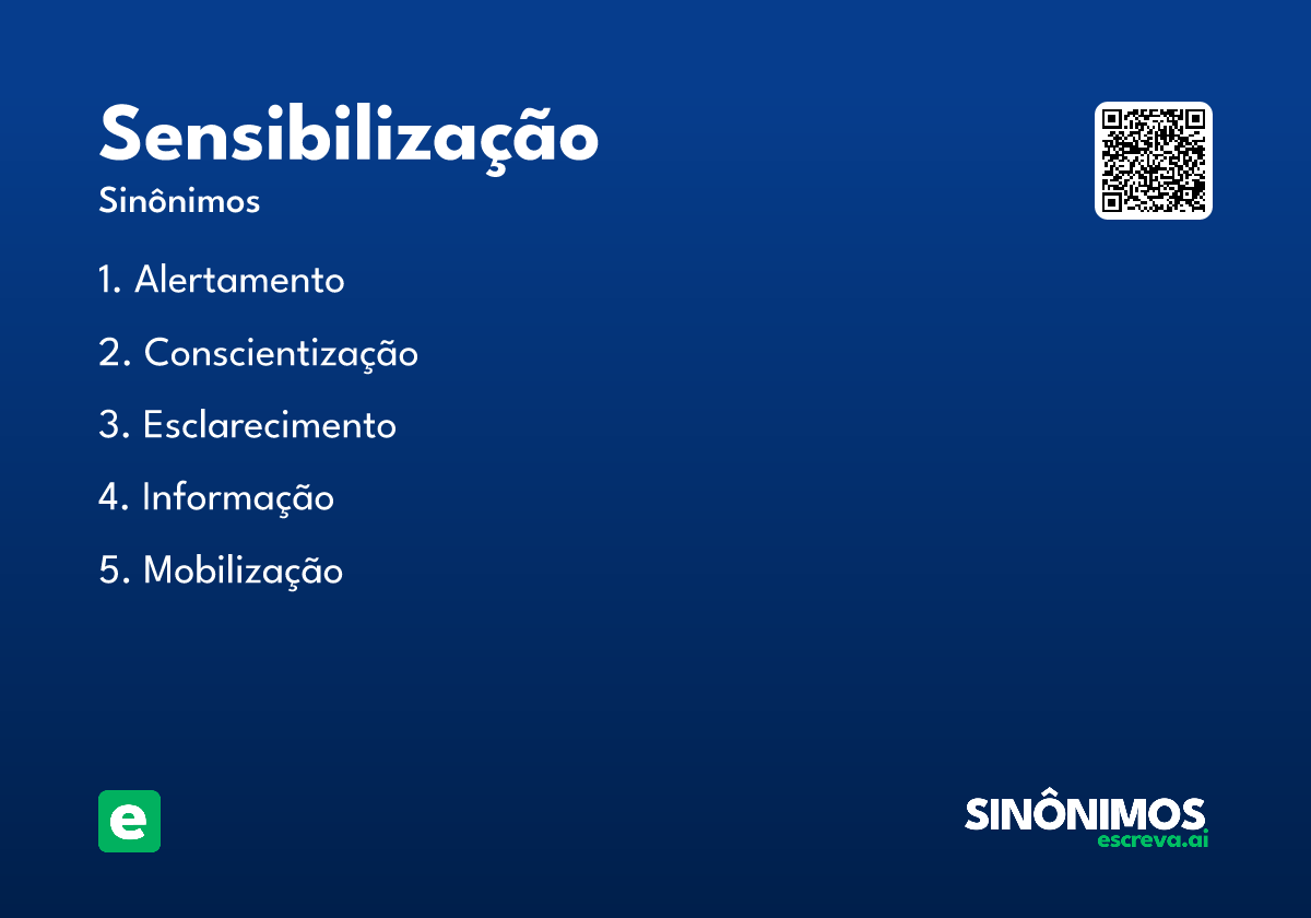 sensibilização
