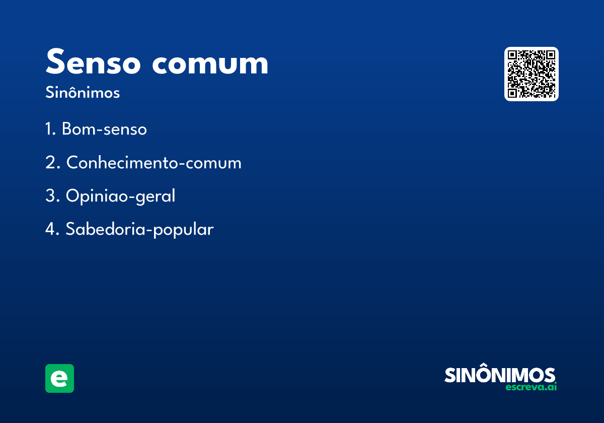 senso comum