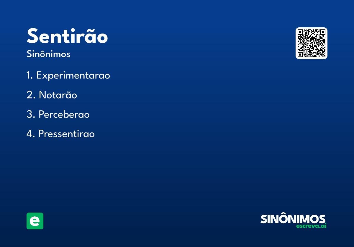 sentirão