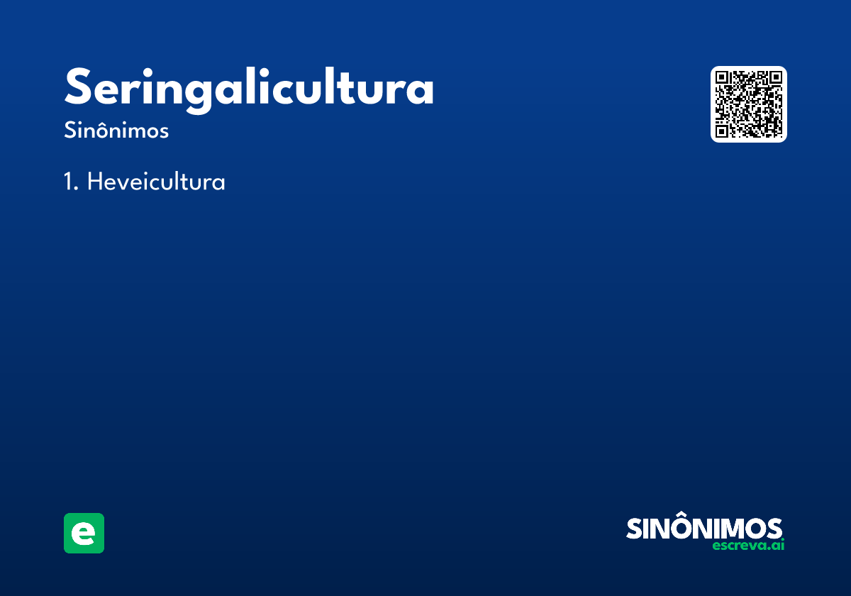 seringalicultura