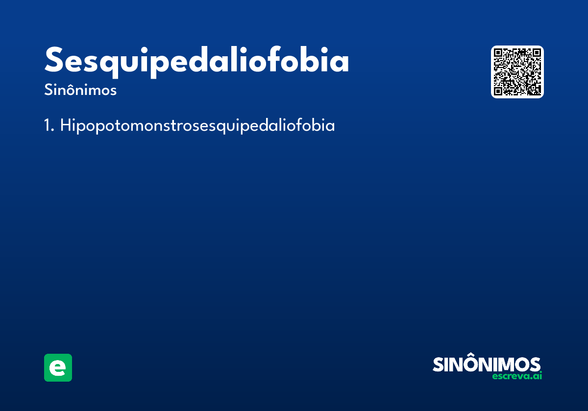 sesquipedaliofobia