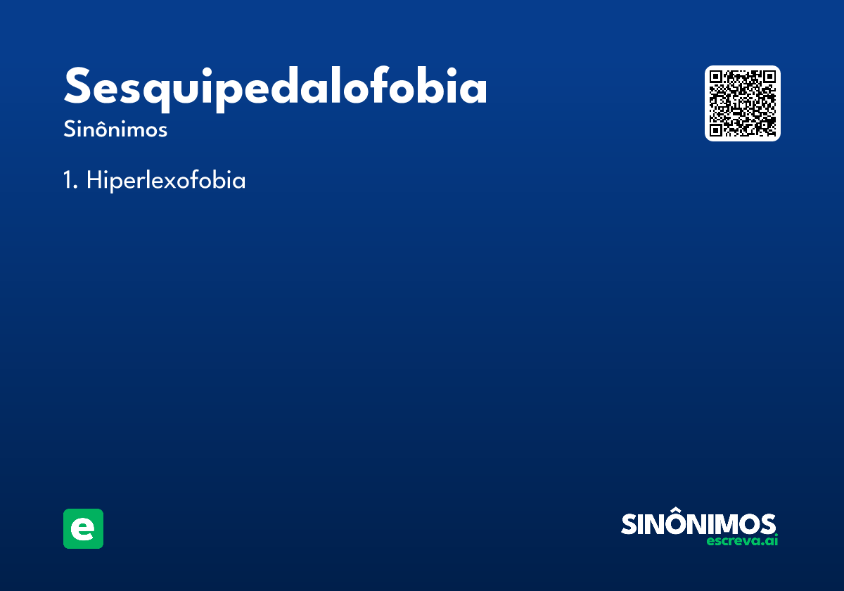 sesquipedalofobia