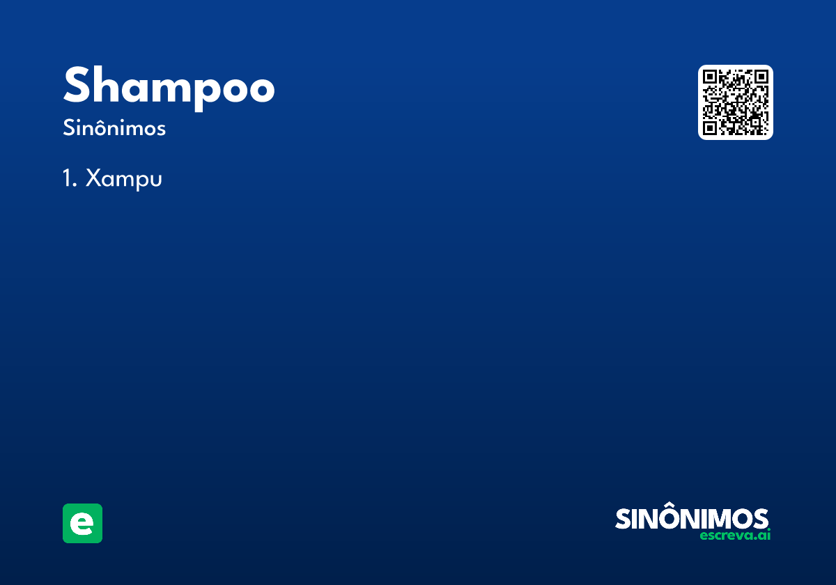 shampoo