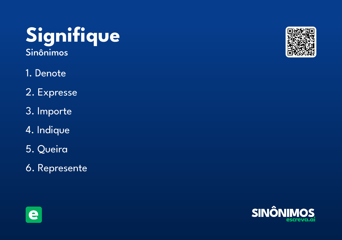 signifique