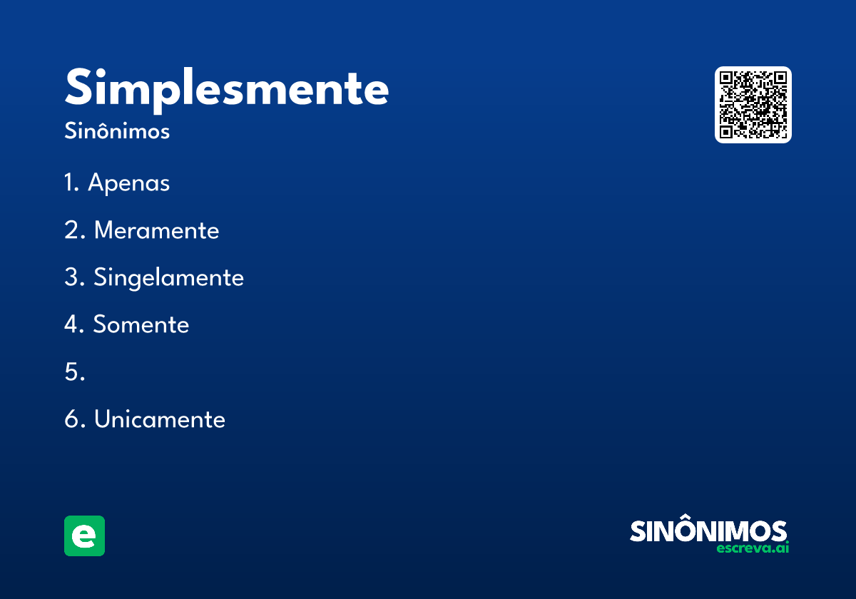 simplesmente