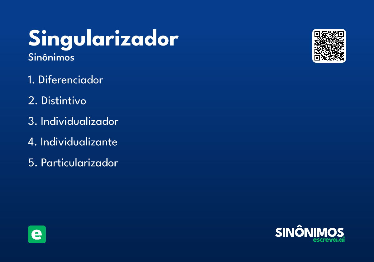 singularizador
