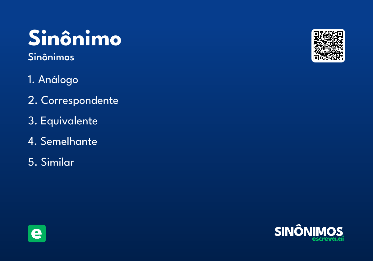 sinônimo