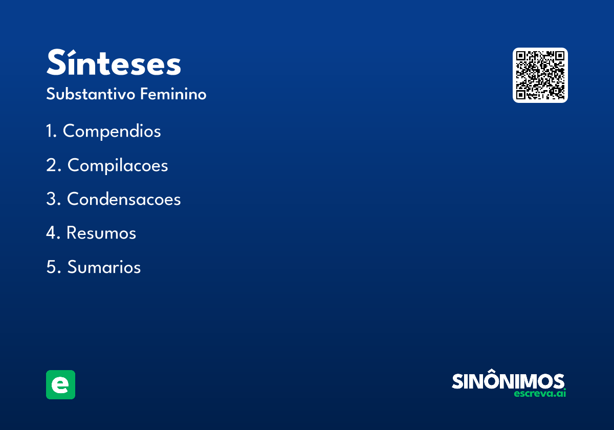 sínteses