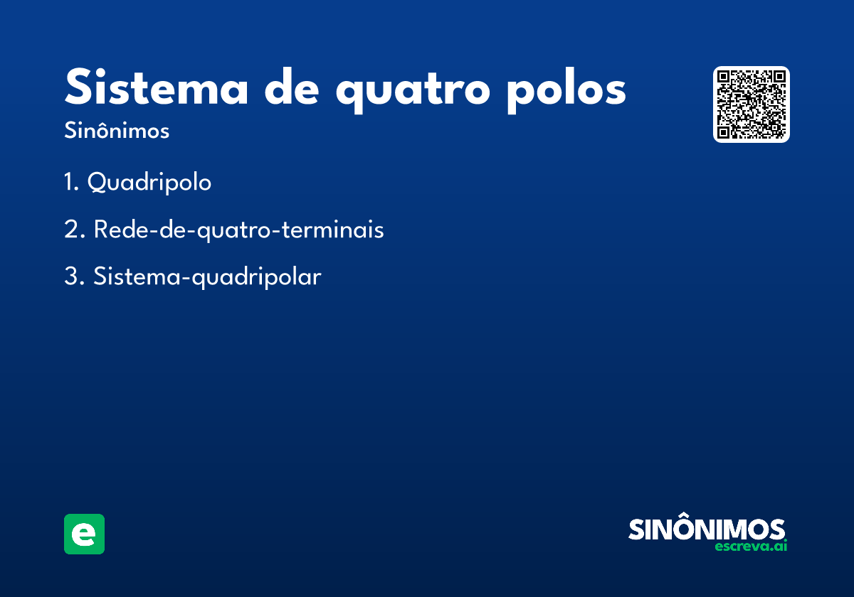 sistema de quatro polos