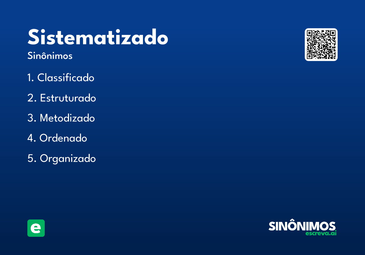sistematizado