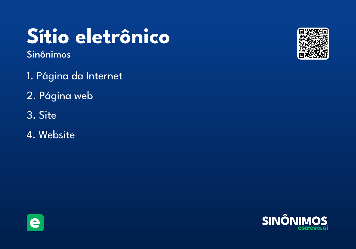 sítio eletrônico