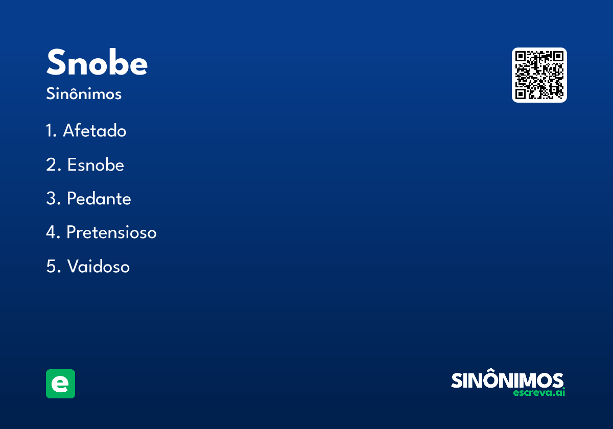 snobe