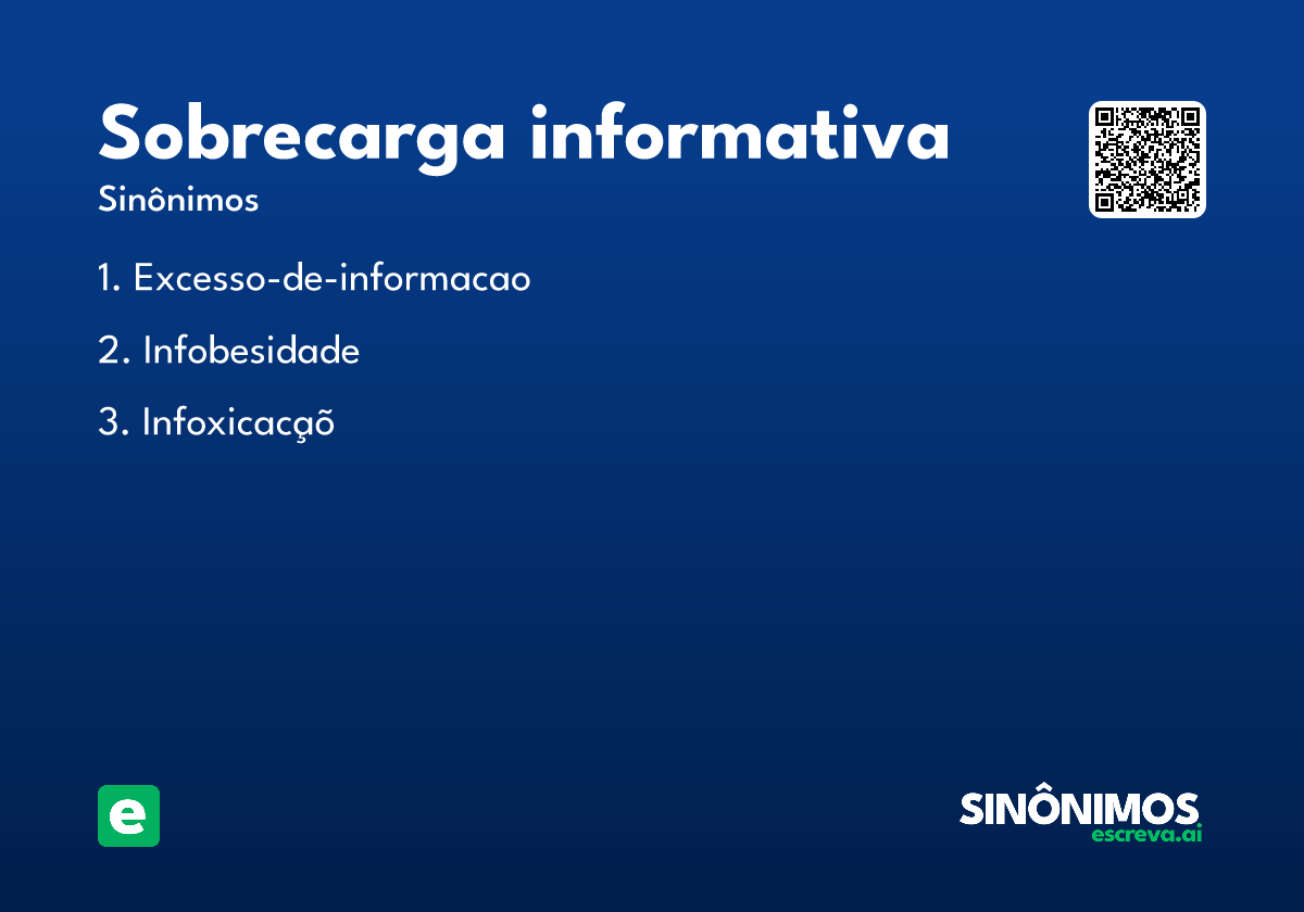 sobrecarga informativa
