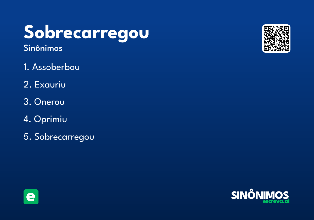 sobrecarregou