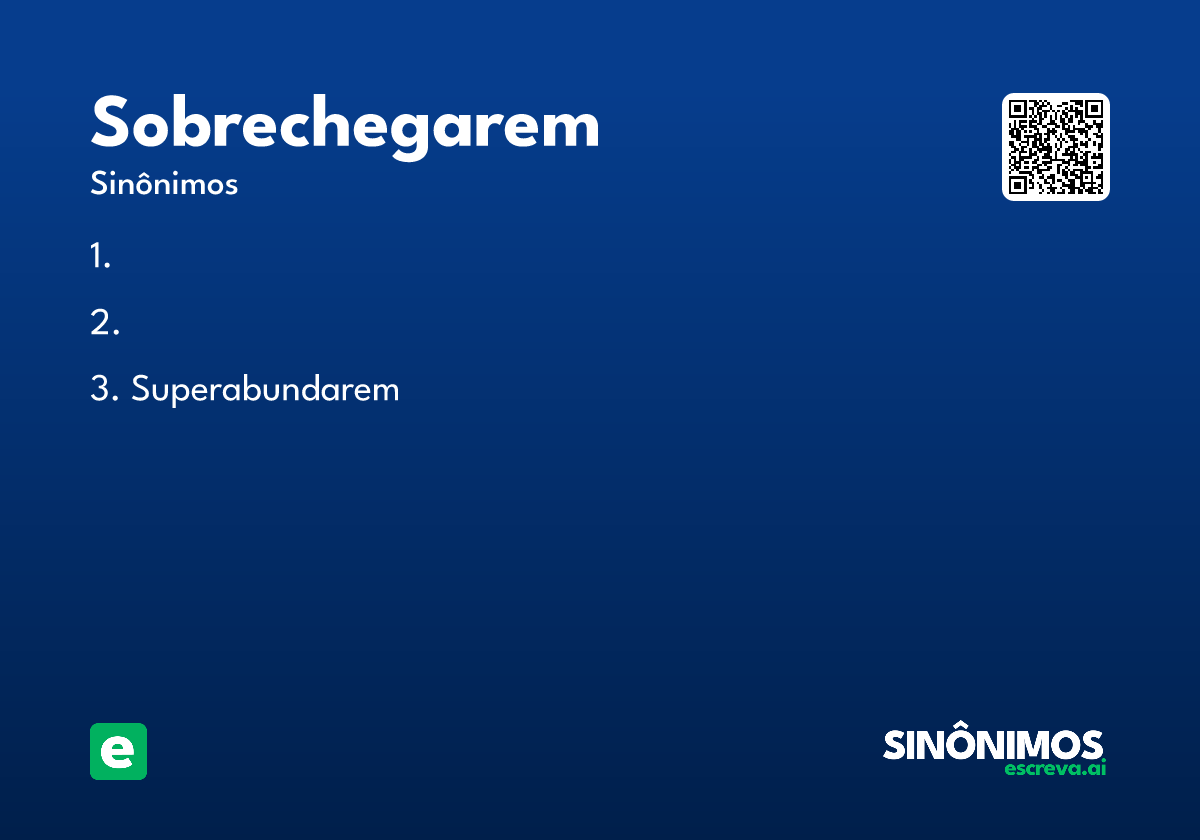 sobrechegarem