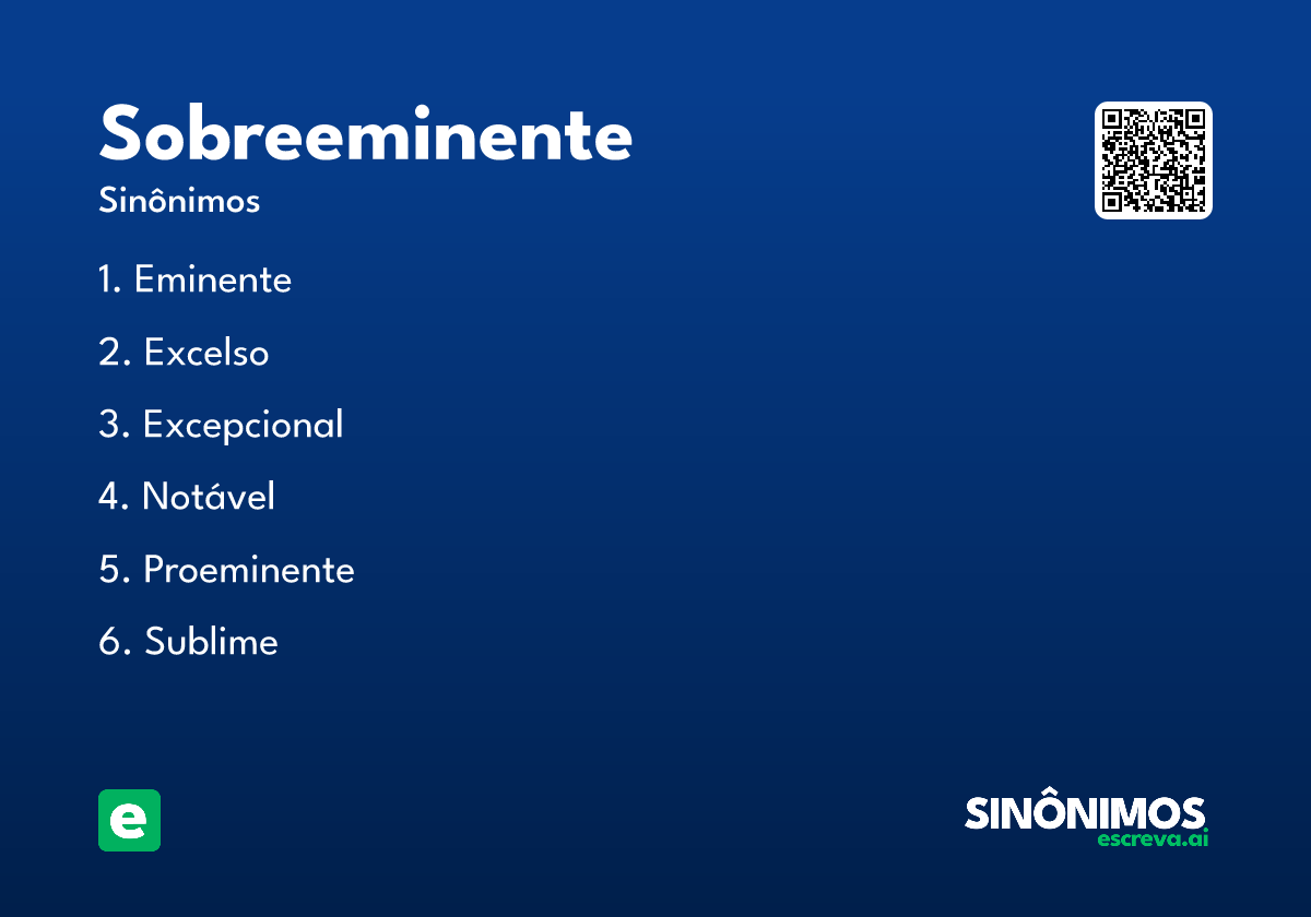 sobreeminente