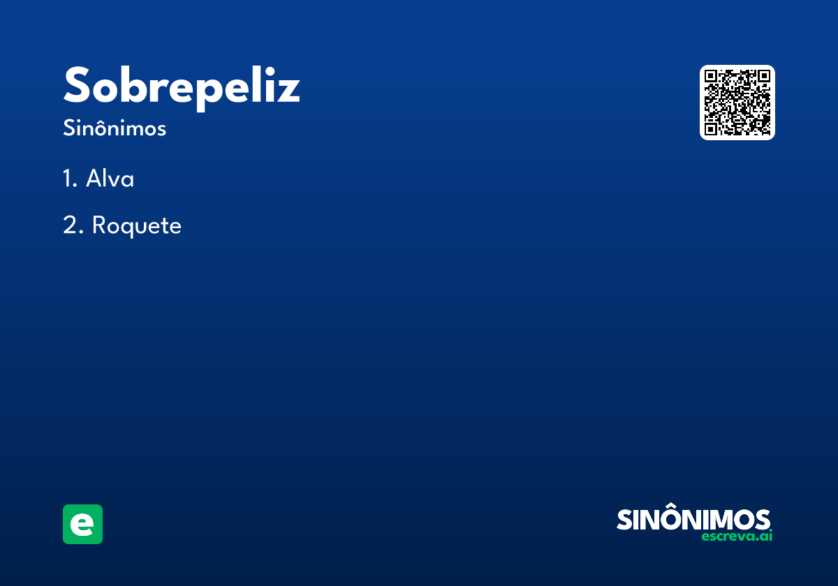 sobrepeliz