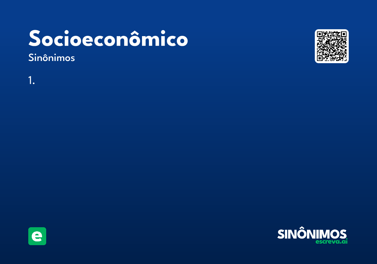 socioeconômico