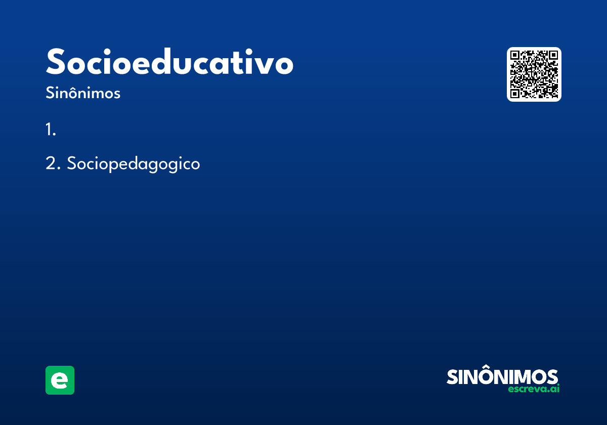 socioeducativo