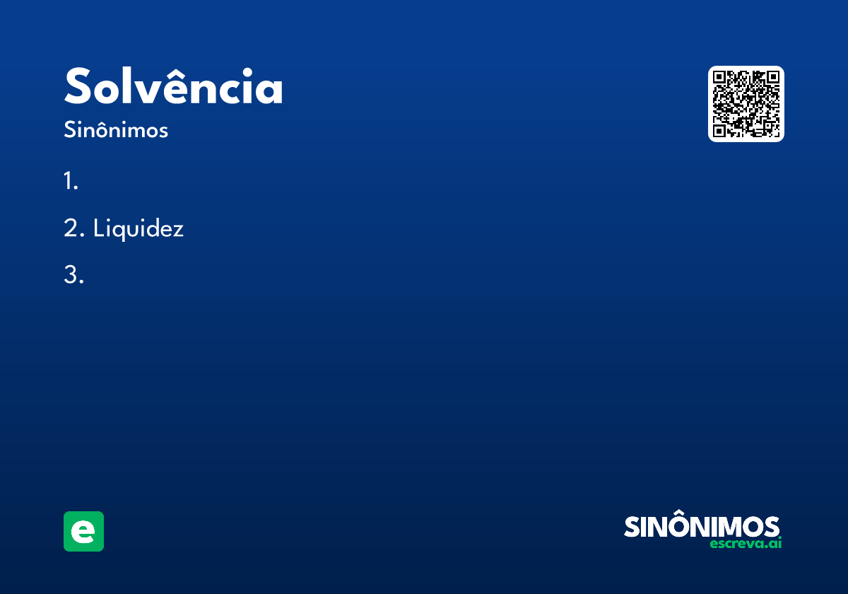 solvência